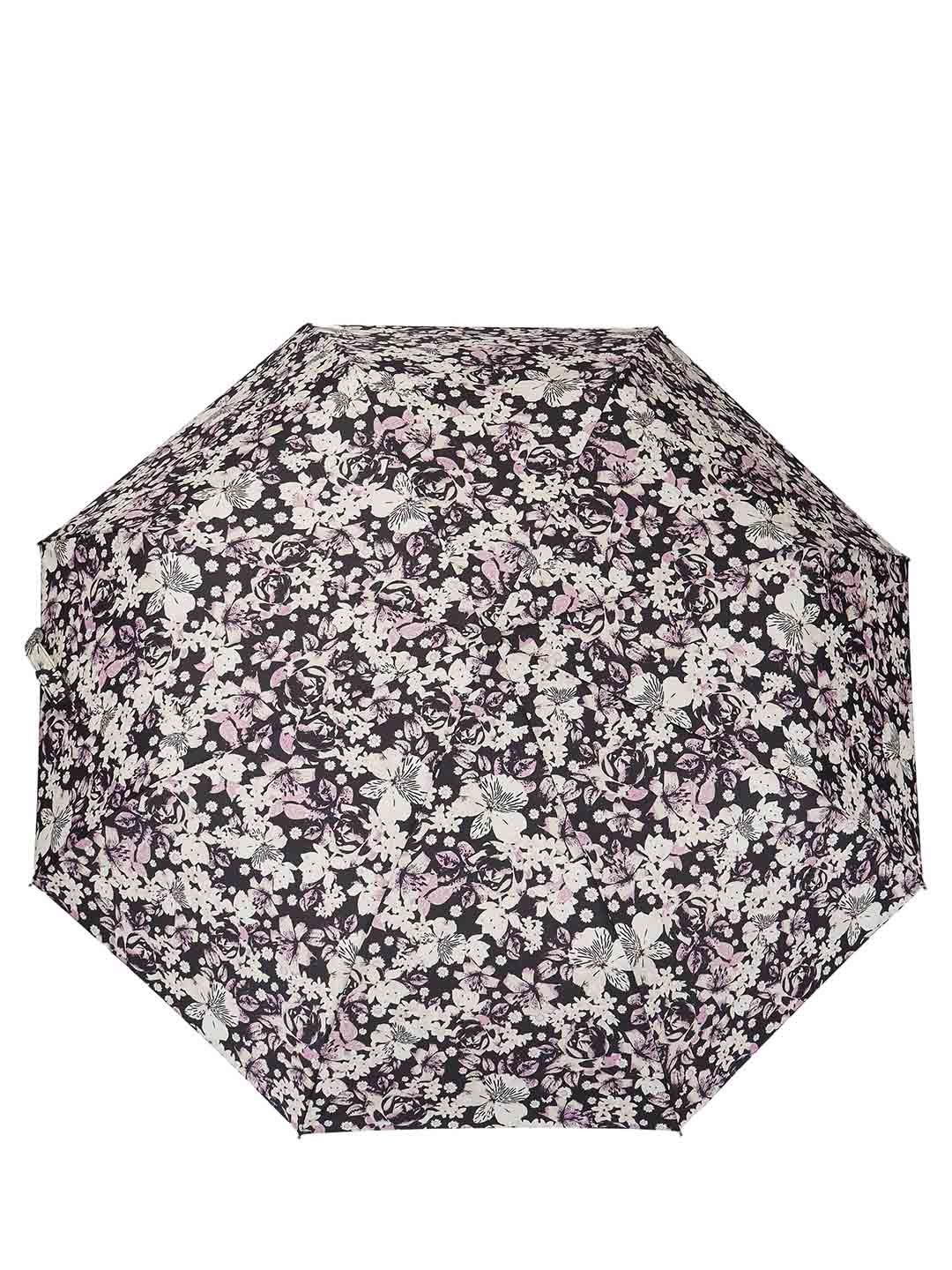 Фото Женский зонт-автомат с рисунком цветов 