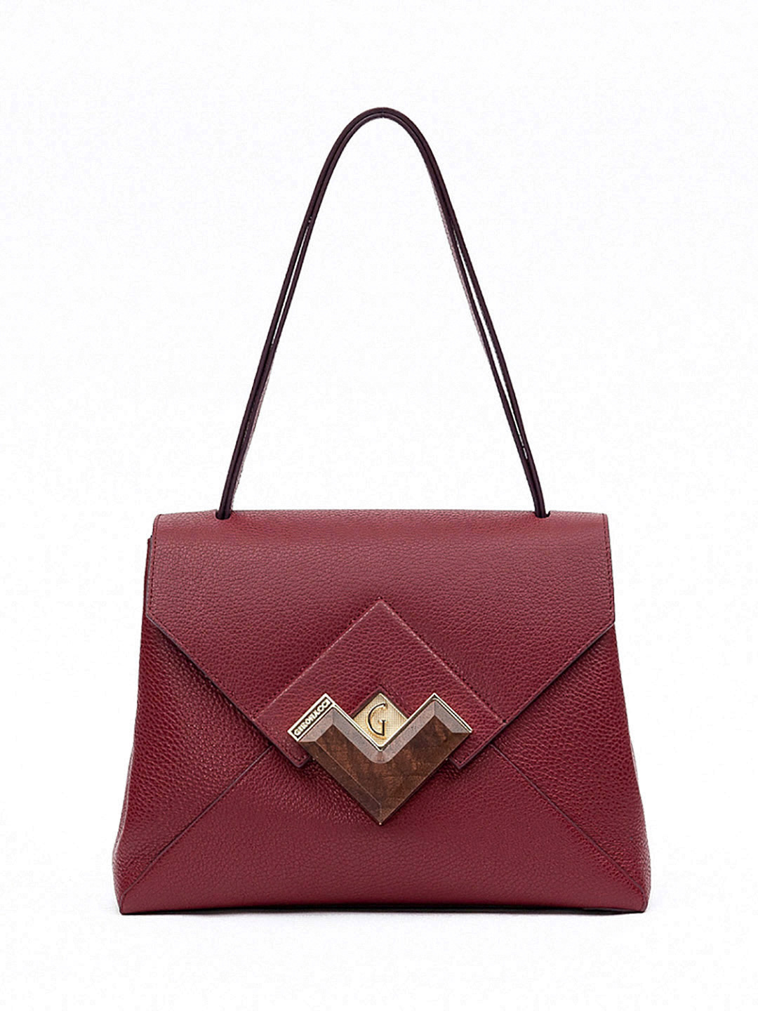 Фото Оригинальная женская сумка из премиальной кожи с декором из натурального дерева Классические сумки