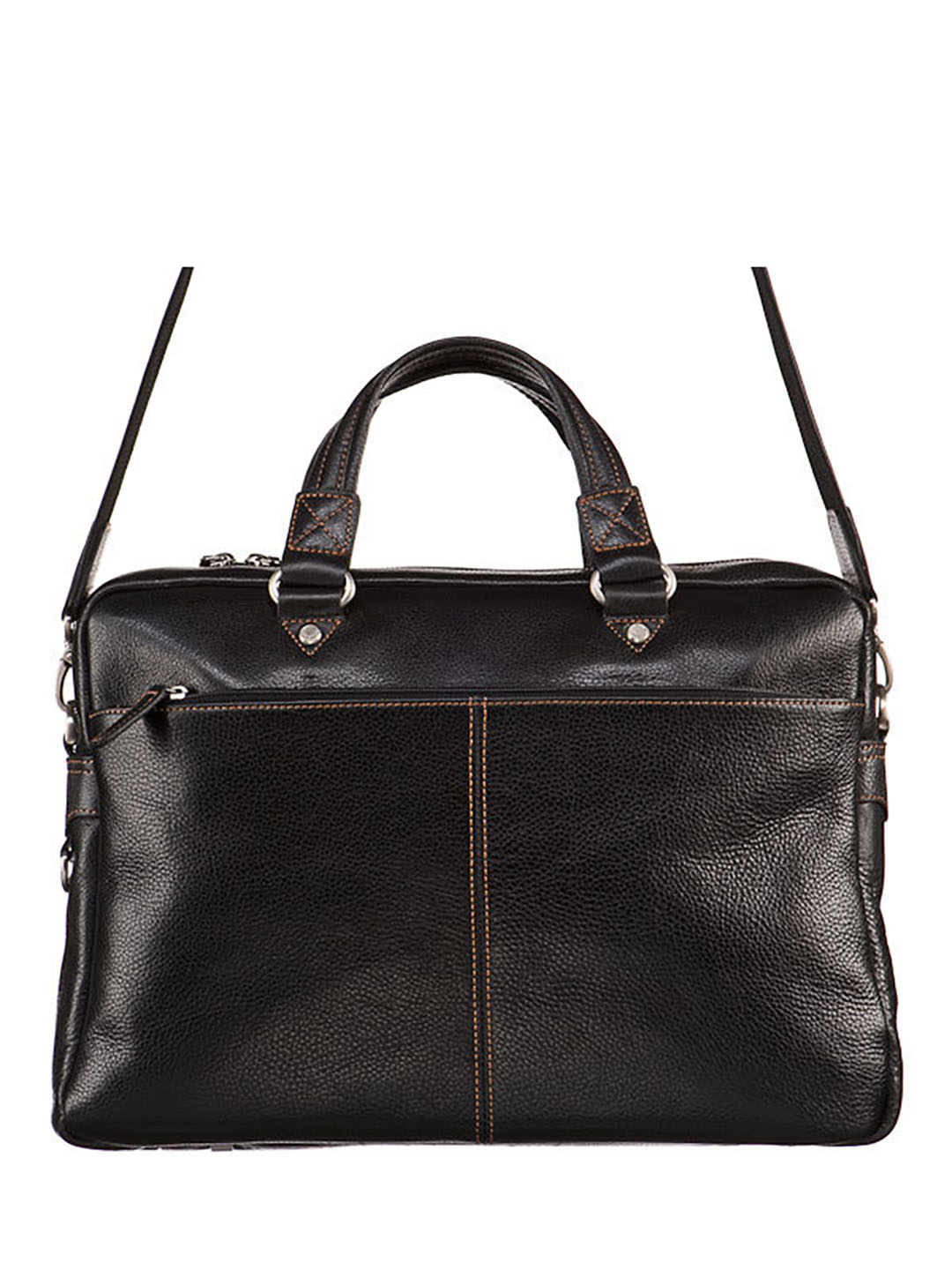 Фото Мужская деловая сумка из натуральной кожи со съемным плечевым ремнем Деловые сумки (А4)