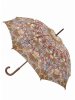 Женский зонт-трость с дизайнерским принтом птицы 