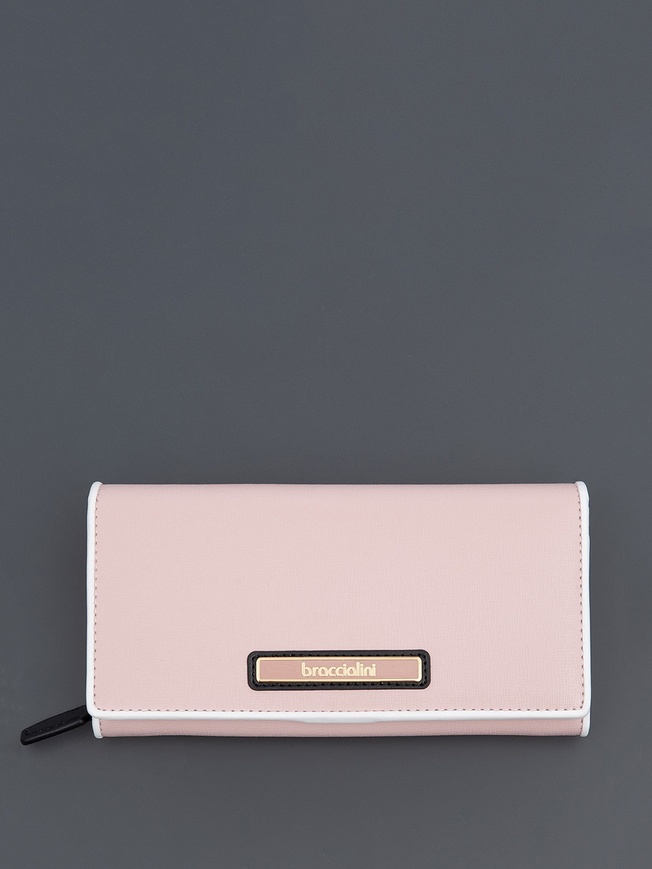 Женский кошелек на молнии из сафьяновой кожи коллекции 