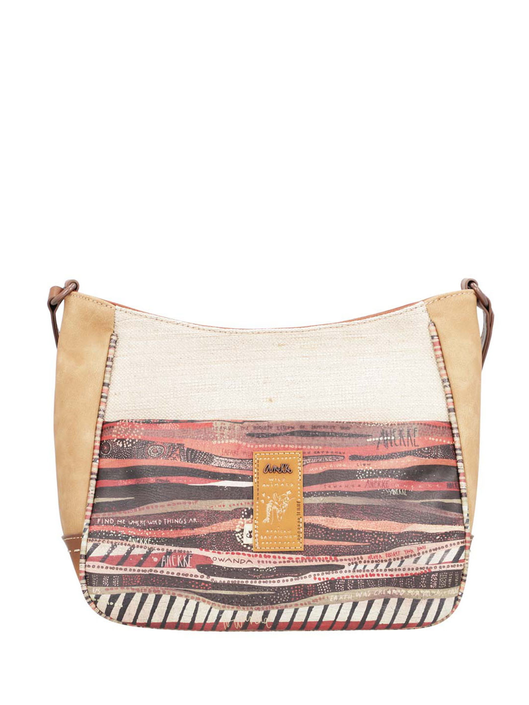 Фото Женская комбинированная сумка кросс-боди из коллекции 