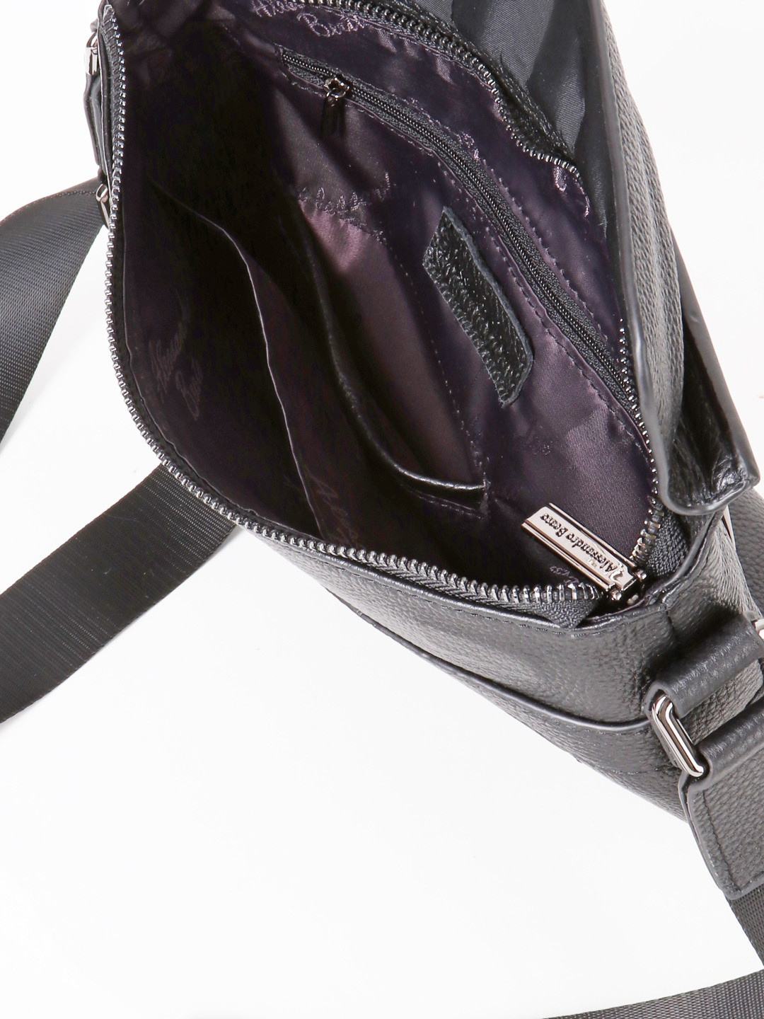 Фото Стильная мужская сумка-планшет через плечо из мягкой зернистой кожи Сумки через плечо