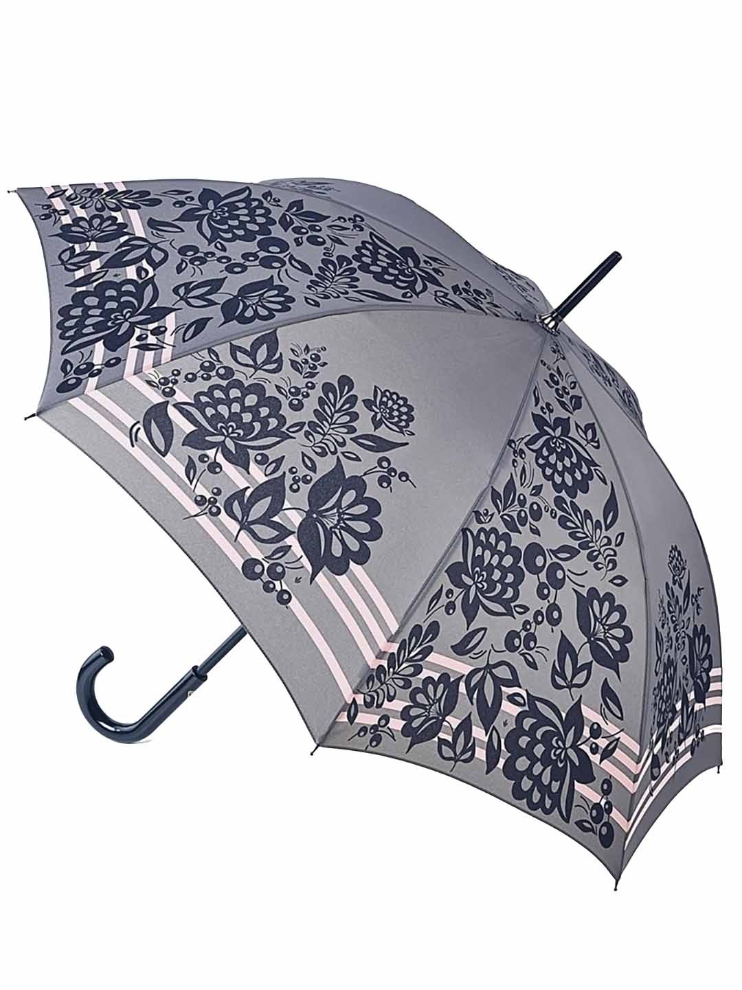 Фото Женский зонт-трость с цветочным принтом из коллекции 