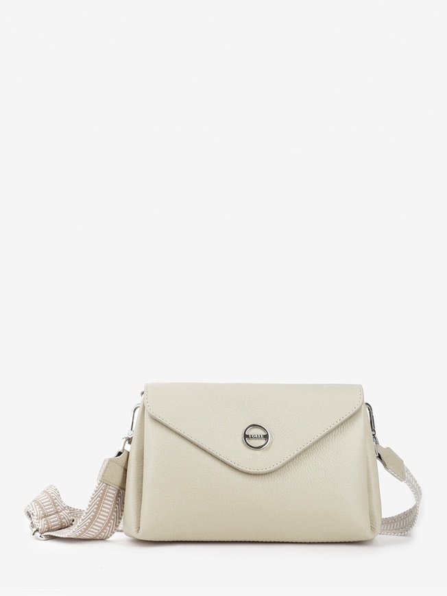 Женская сумка-конверт из мягкой зернистой кожи с клапаном на магните