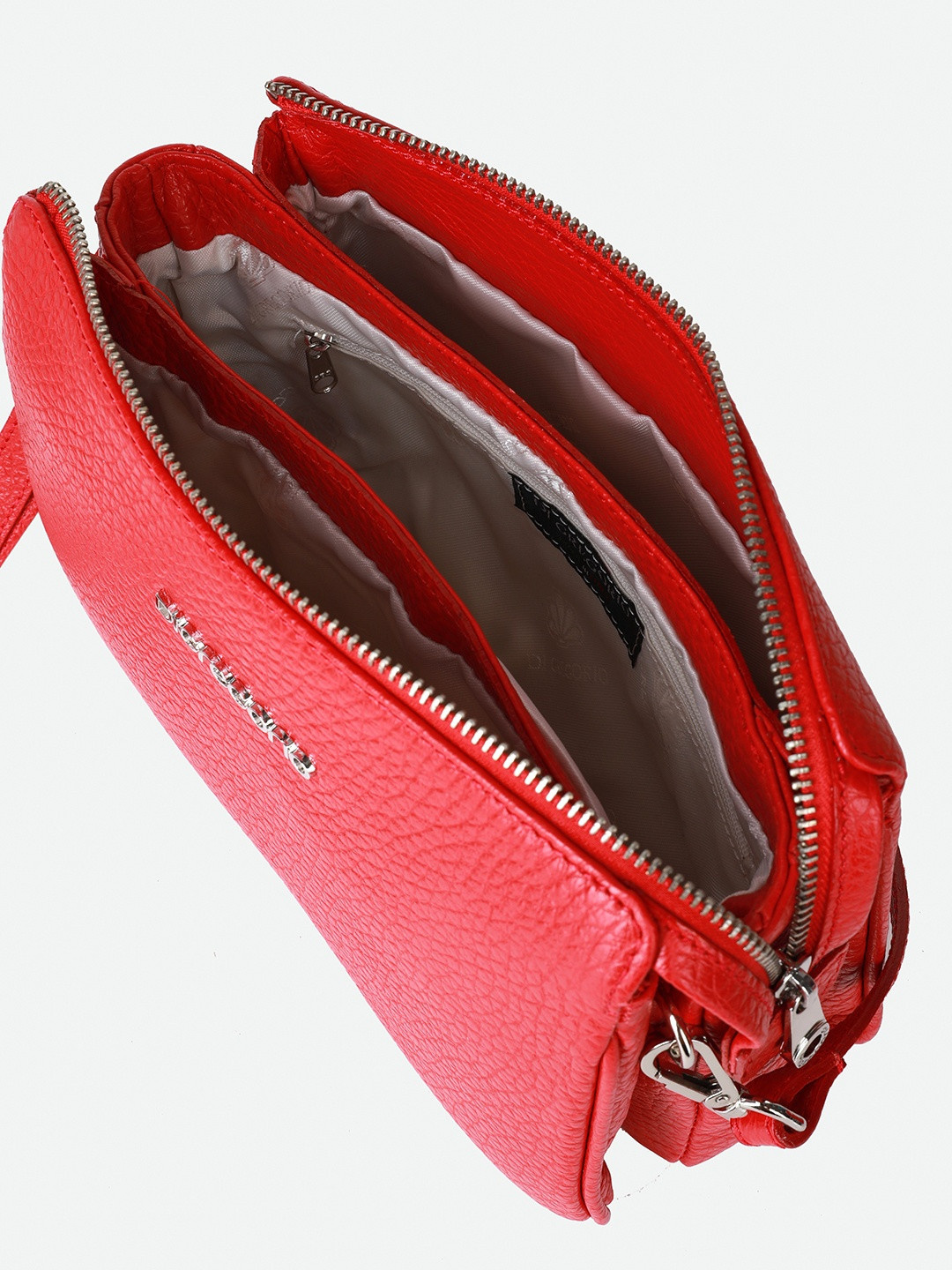 Фото Компактная женская сумка кросс-боди из мягкой зернистой кожи Сумки кросс-боди