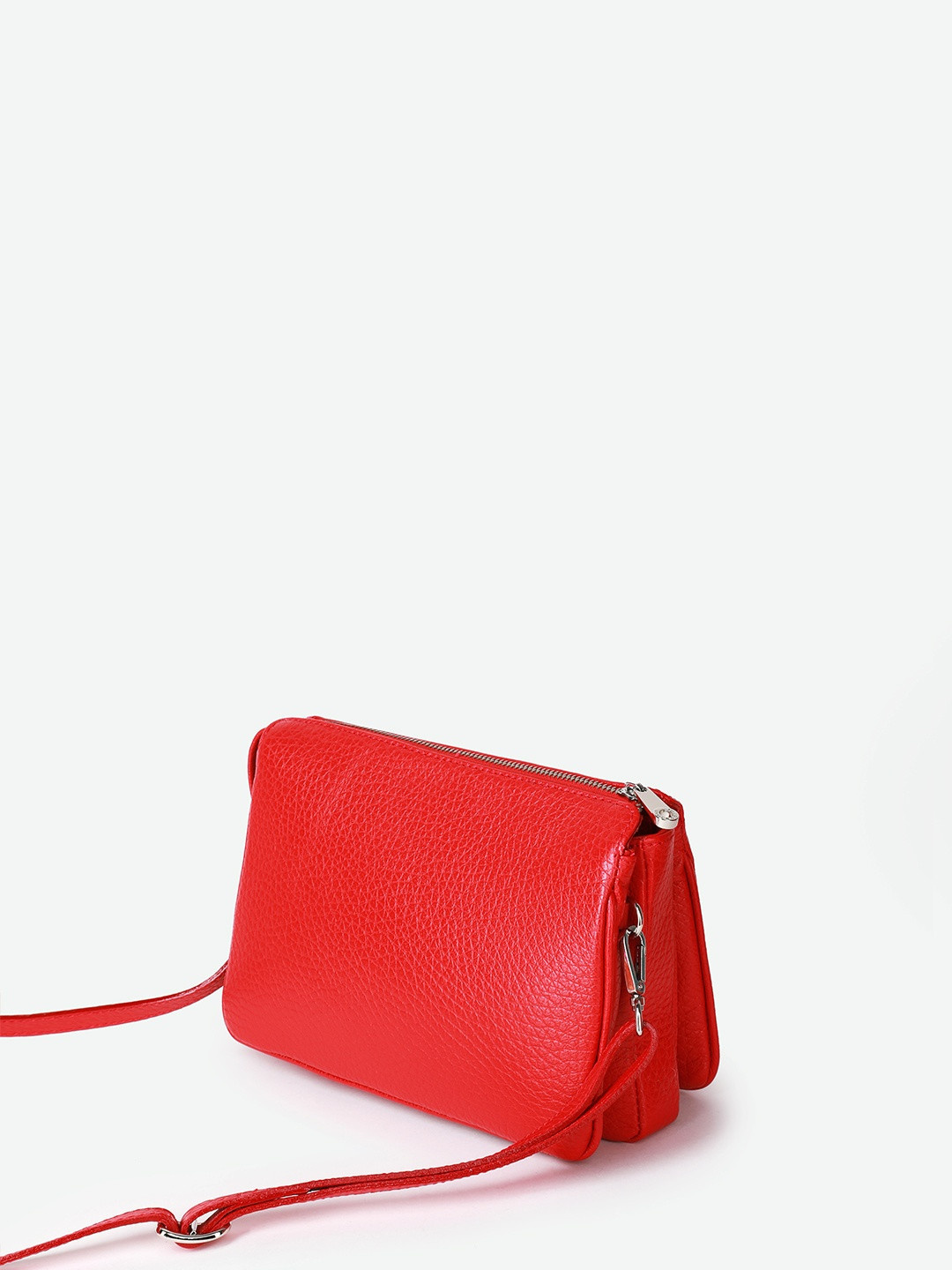 Фото Компактная женская сумка кросс-боди из мягкой зернистой кожи Сумки кросс-боди