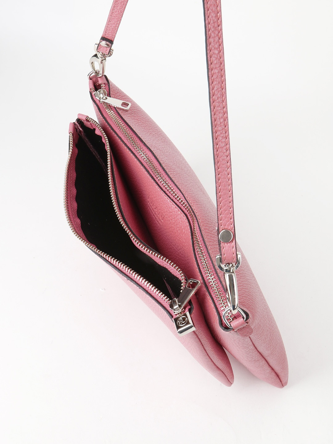 Фото Женская сумка-клатч из мягкой кожи с двумя ремешками Классические сумки