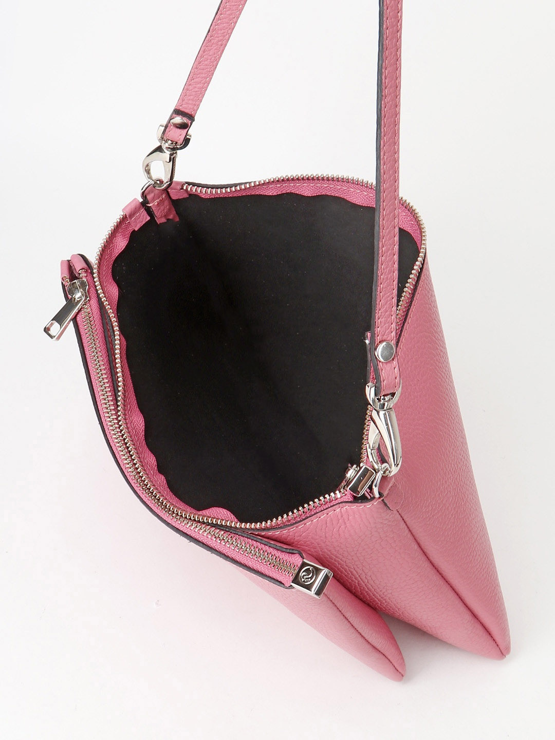 Фото Женская сумка-клатч из мягкой кожи с двумя ремешками Классические сумки