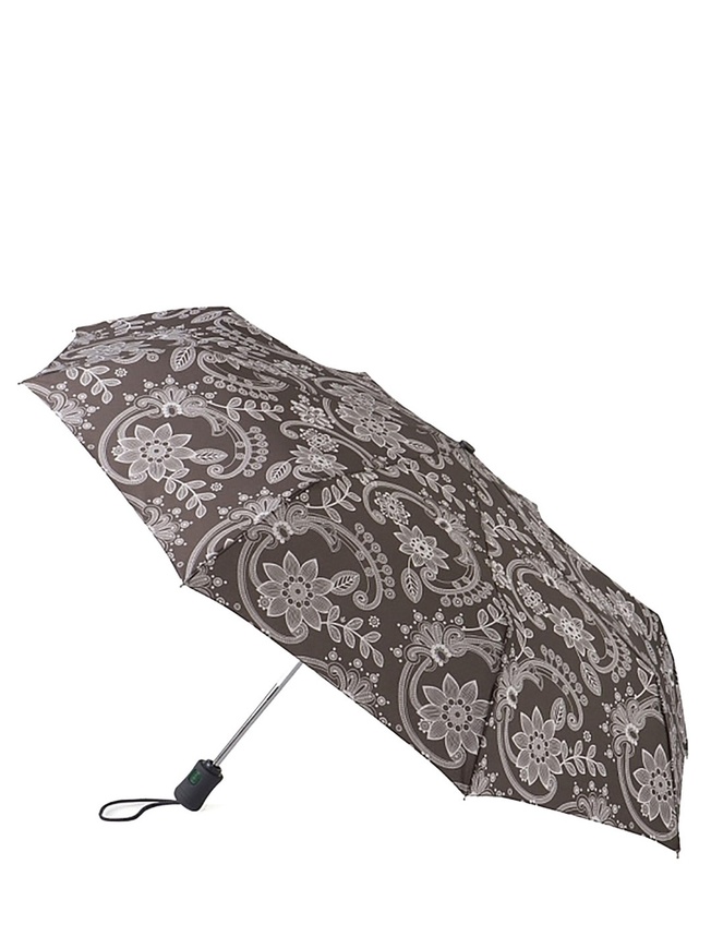 Женский зонт-автомат с цветочным узором 