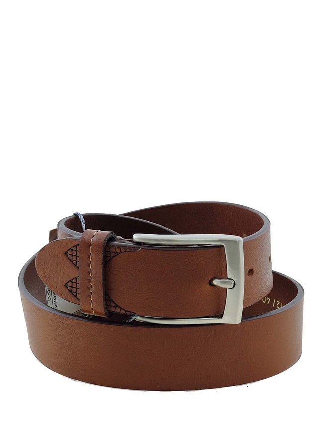 Широкий мужской ремень на пояс из матовой кожи коллекции 