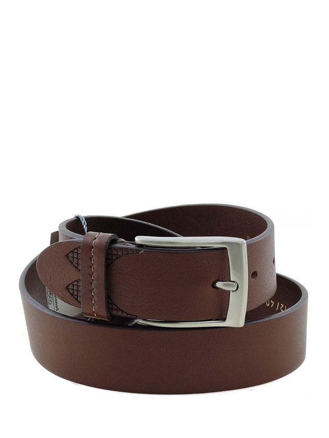 Широкий мужской ремень на пояс из матовой кожи коллекции 