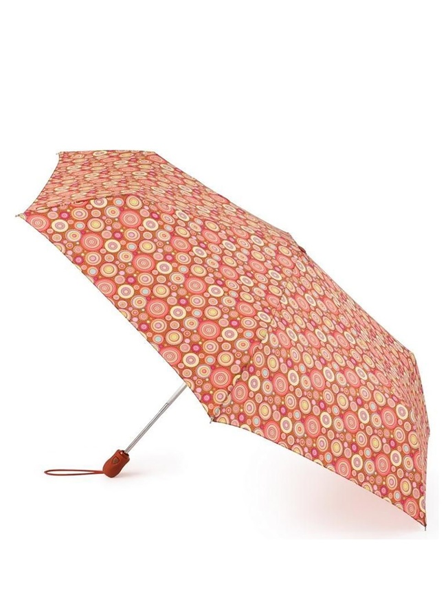 Компактный женский зонт-автомат калейдоскоп 
