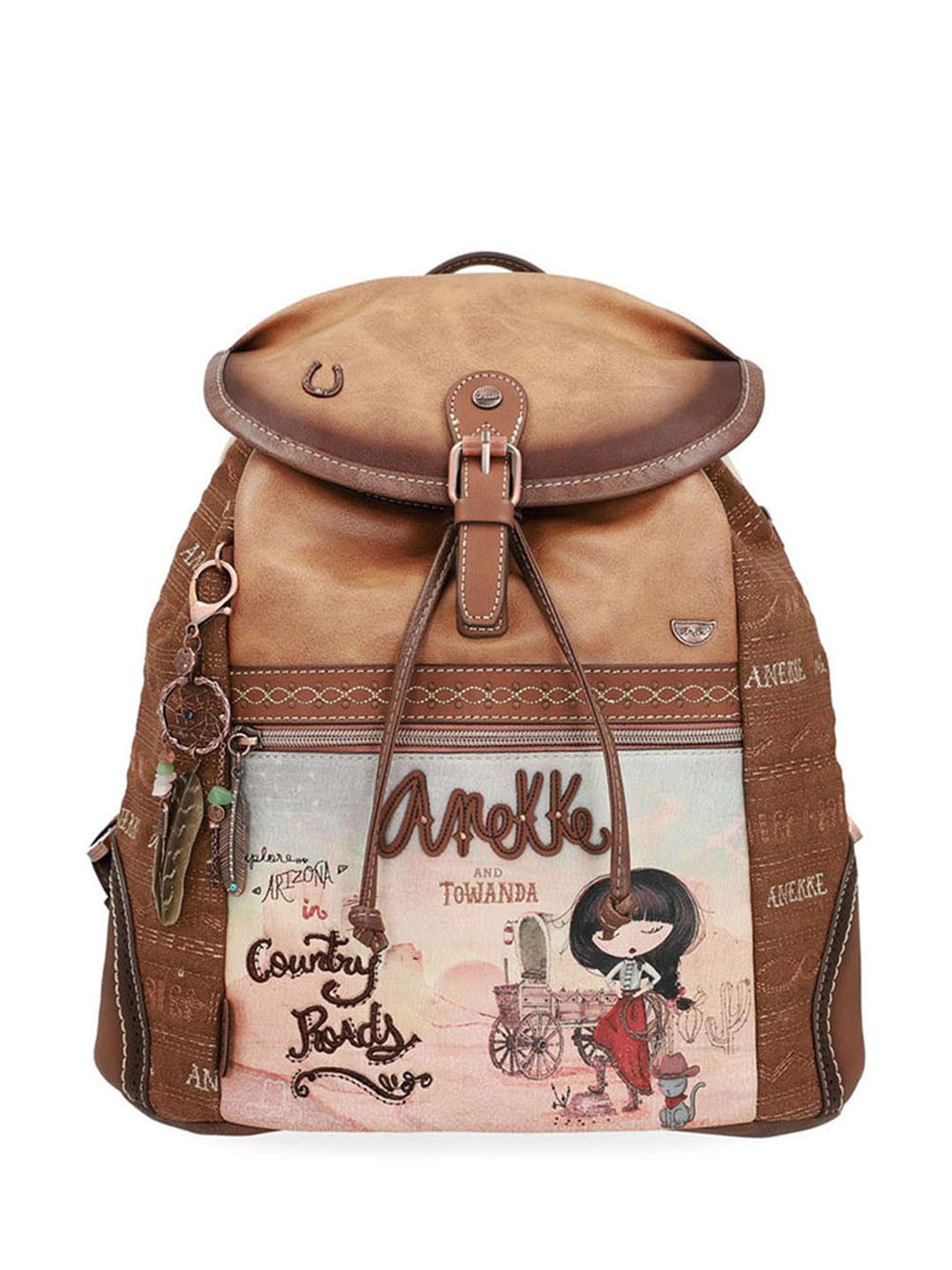 Изображение Большой рюкзак с одним отделением из эко-кожи коллекции Anekke Arizona Anekke 30705 08ARC Фото Большой рюкзак с одним отделением из эко-кожи коллекции Anekke Arizona Рюкзаки