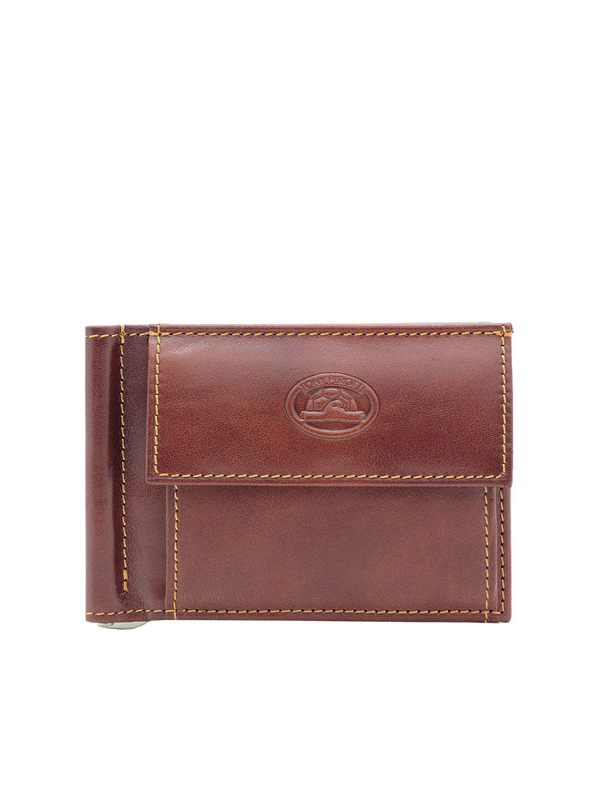 Зажим для купюр из натуральной кожи 