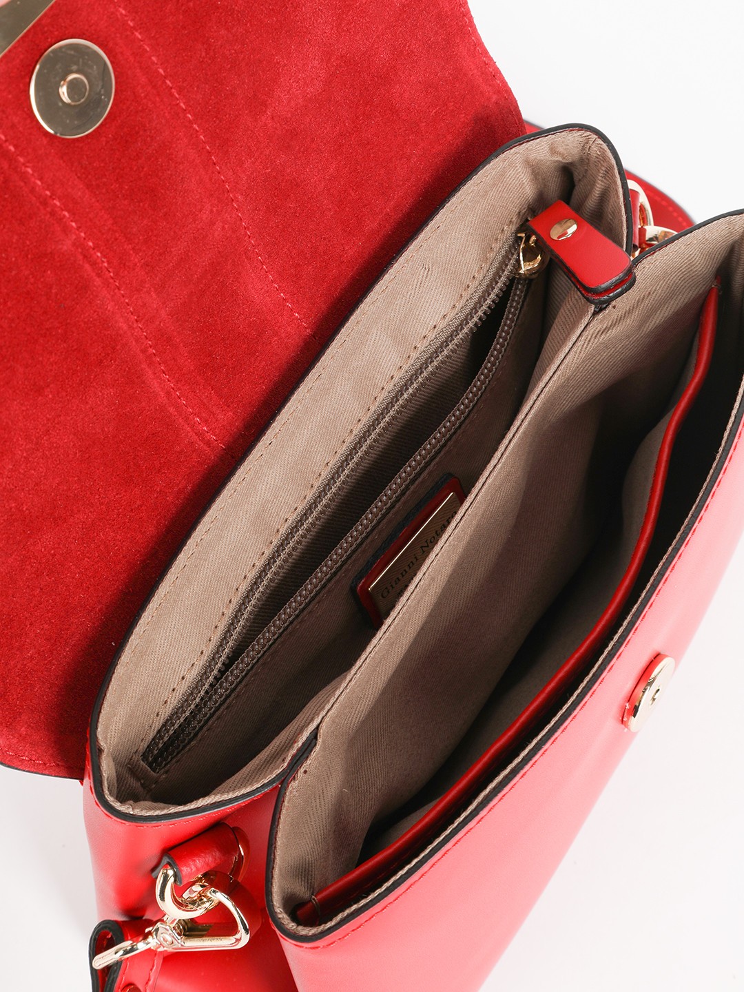 Изображение Женская сумка кросс-боди из гладкой кожи Gianni Notaro 406 ruga rosso Фото Женская сумка кросс-боди из гладкой кожи Сумки кросс-боди