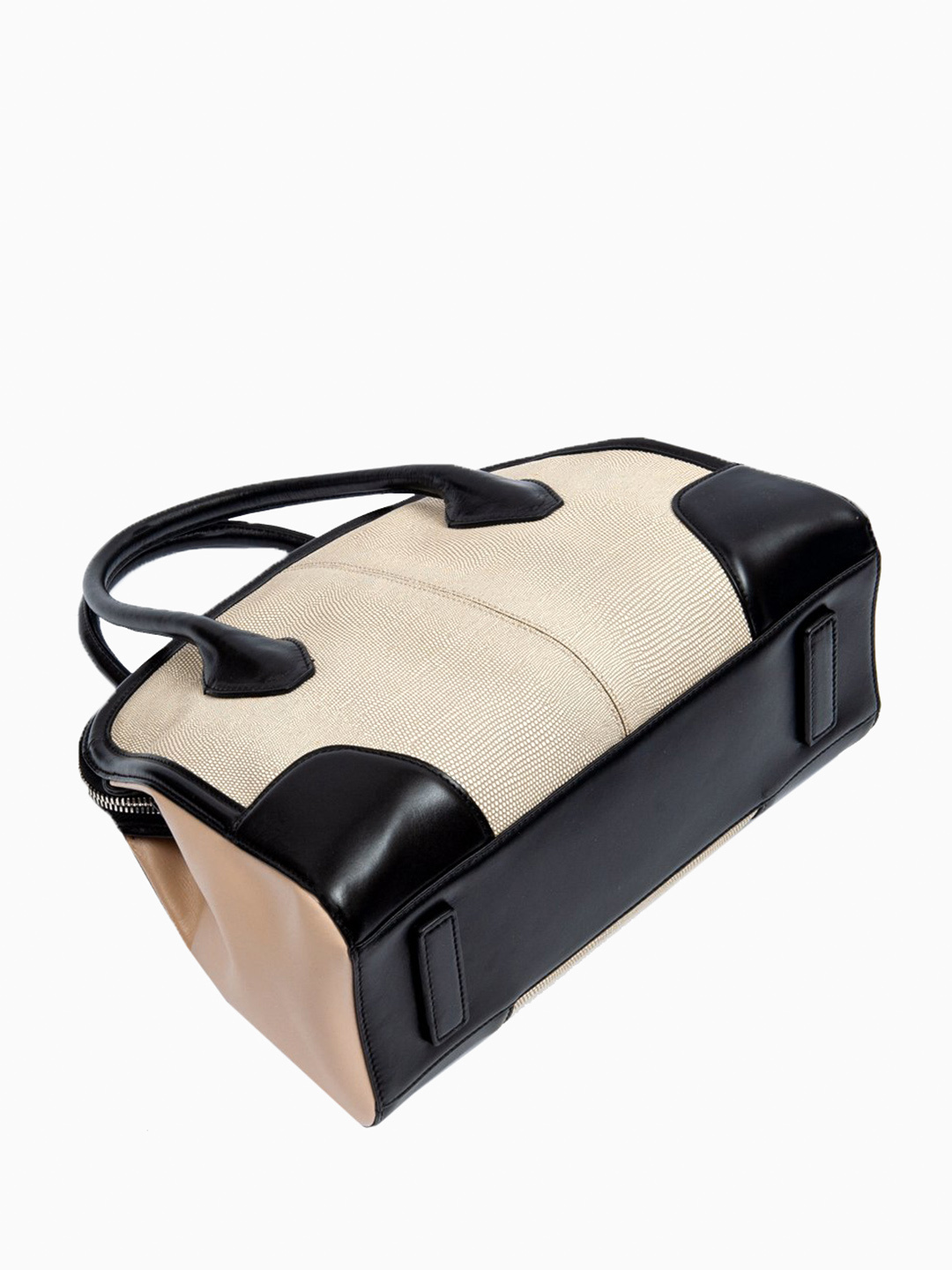 Фото Оригинальная женская сумка-тоут из натуральной кожи с выделкой под кожу ската Классические сумки