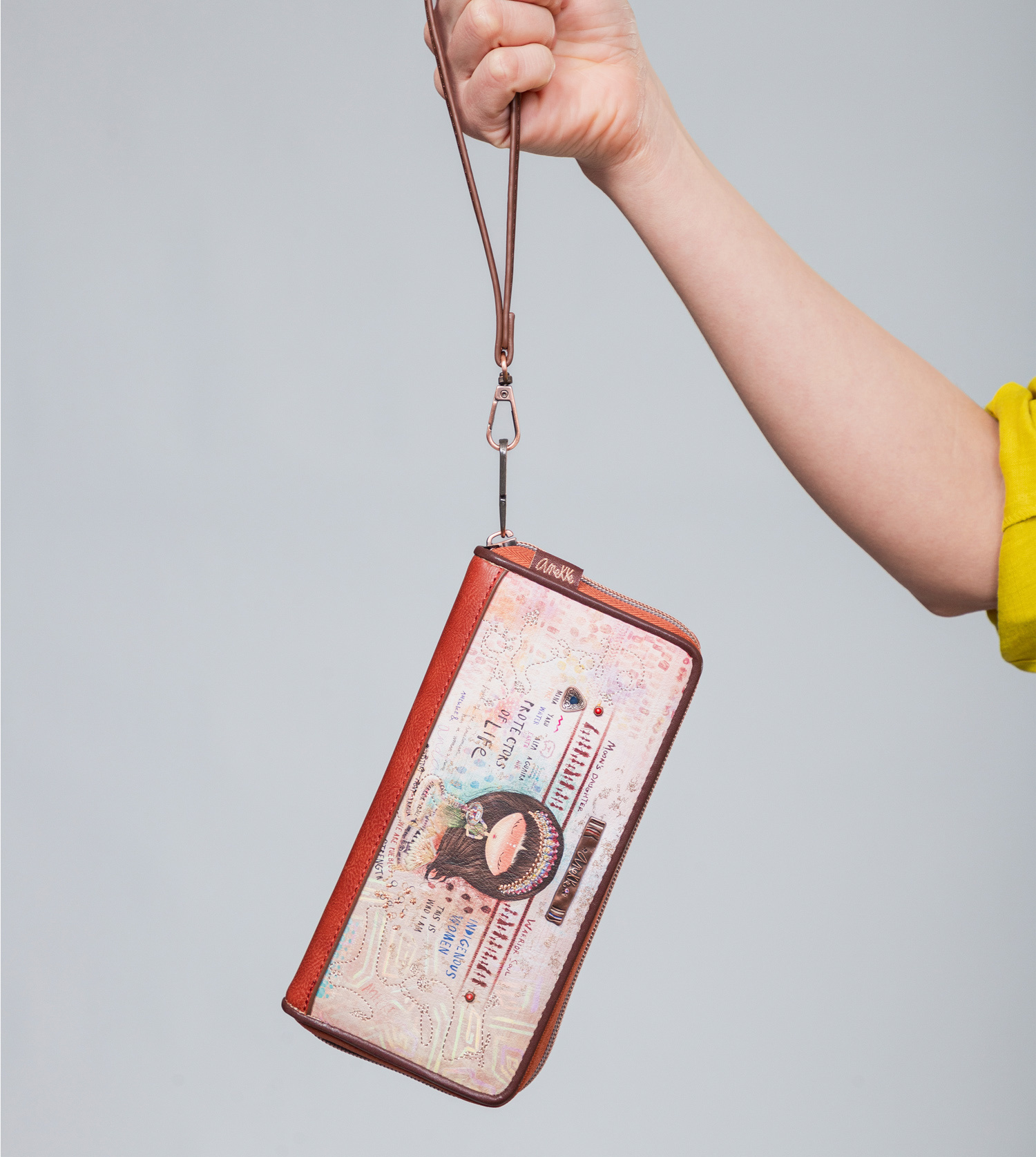 Фото Женский кошелек с печатным принтом 