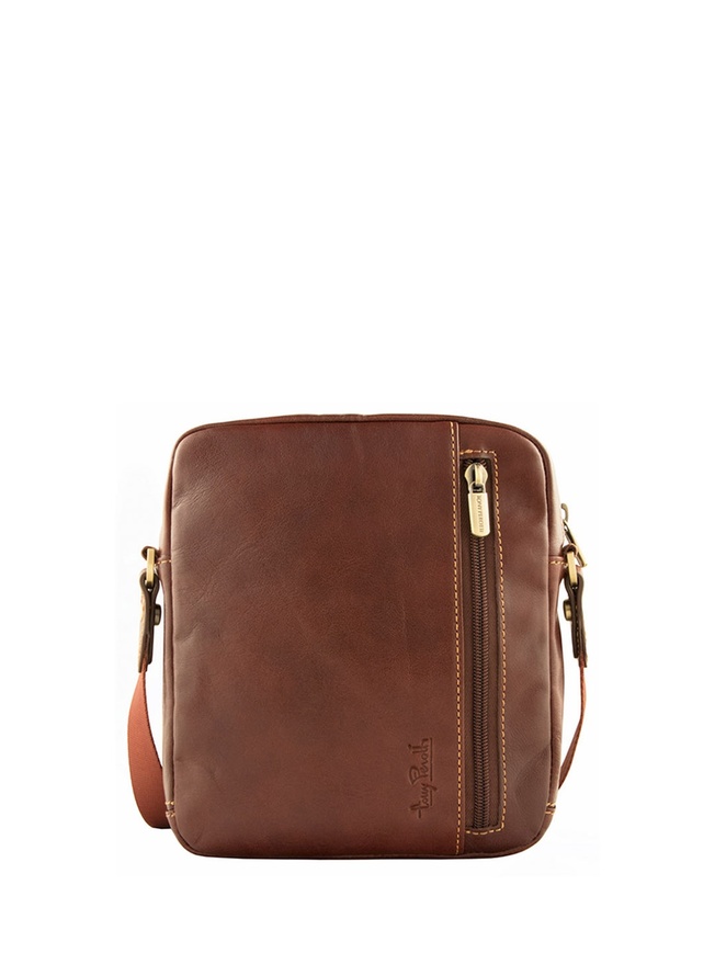 Компактная сумка через плечо из натуральной кожи коллекции 