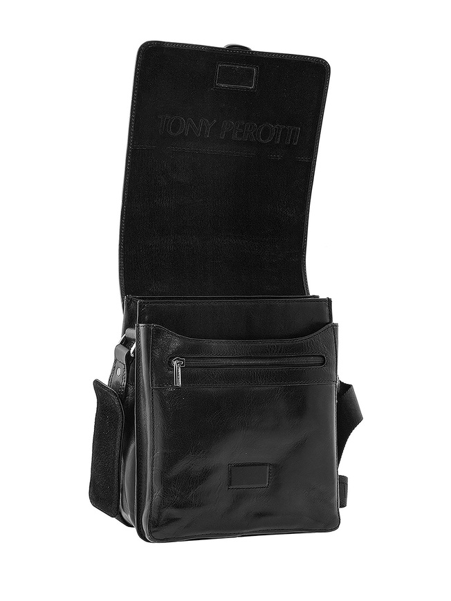 Небольшая сумка через плечо из премиальной кожи 