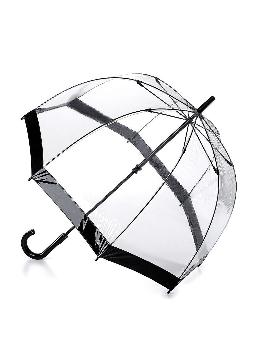 Фото Прозрачный зонт-трость в стиле арт-деко из коллекции 