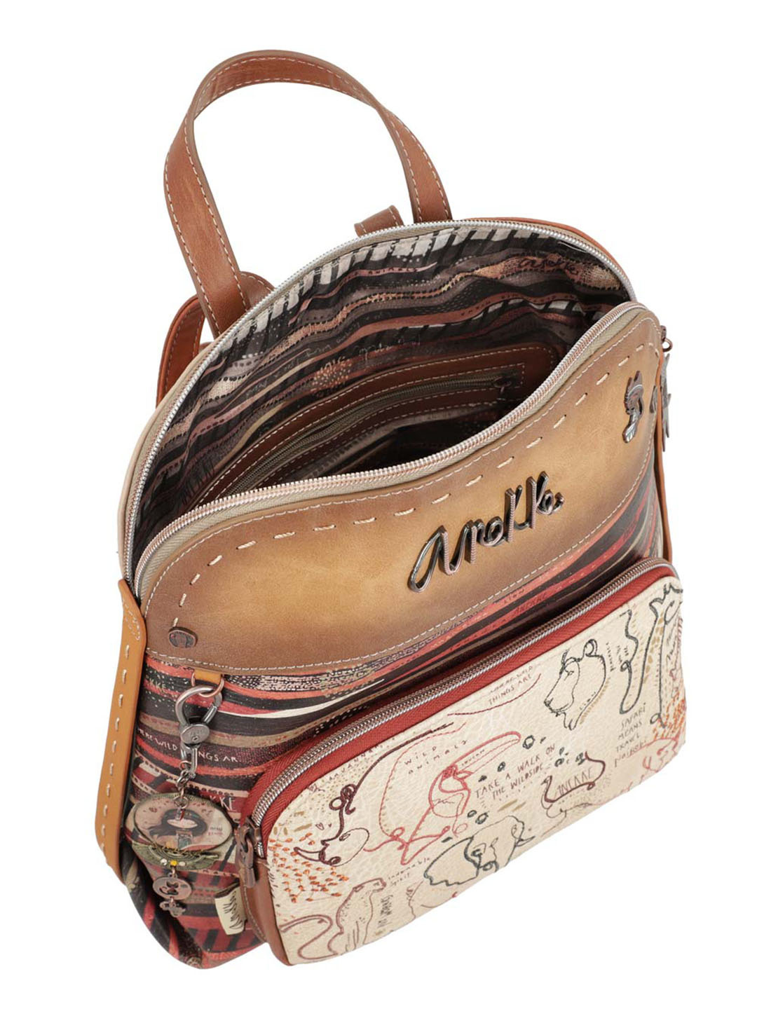 Фото Женский рюкзак среднего размера из эко-кожи коллекции 