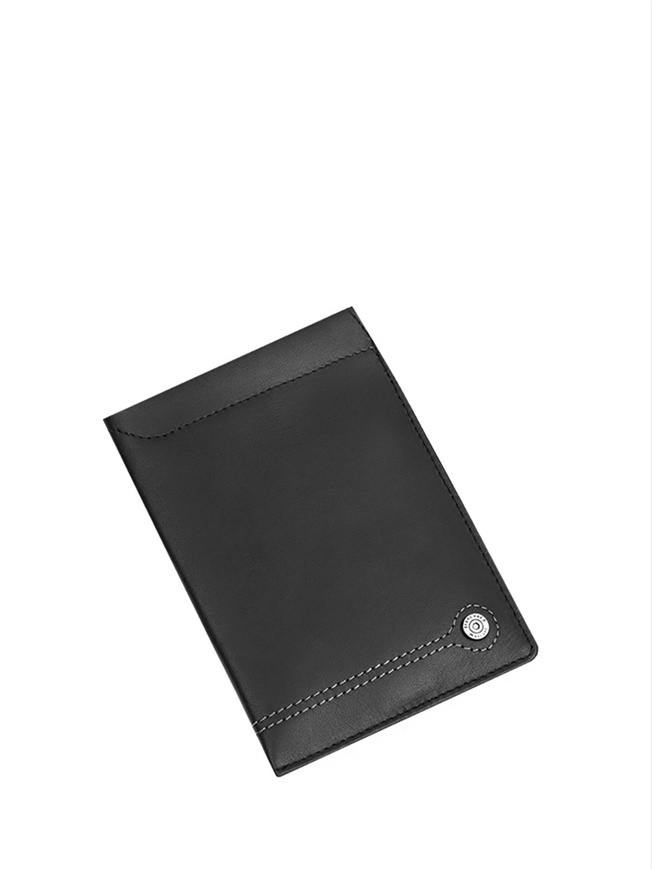 Чехол для паспорта из гладкой матовой кожи с кардхолдером