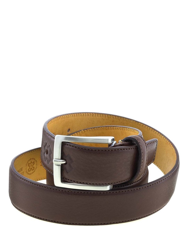 Мужской брючный ремень из натуральной кожи коллекции 