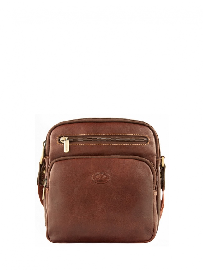 Компактная сумка через плечо из натуральной кожи коллекции 