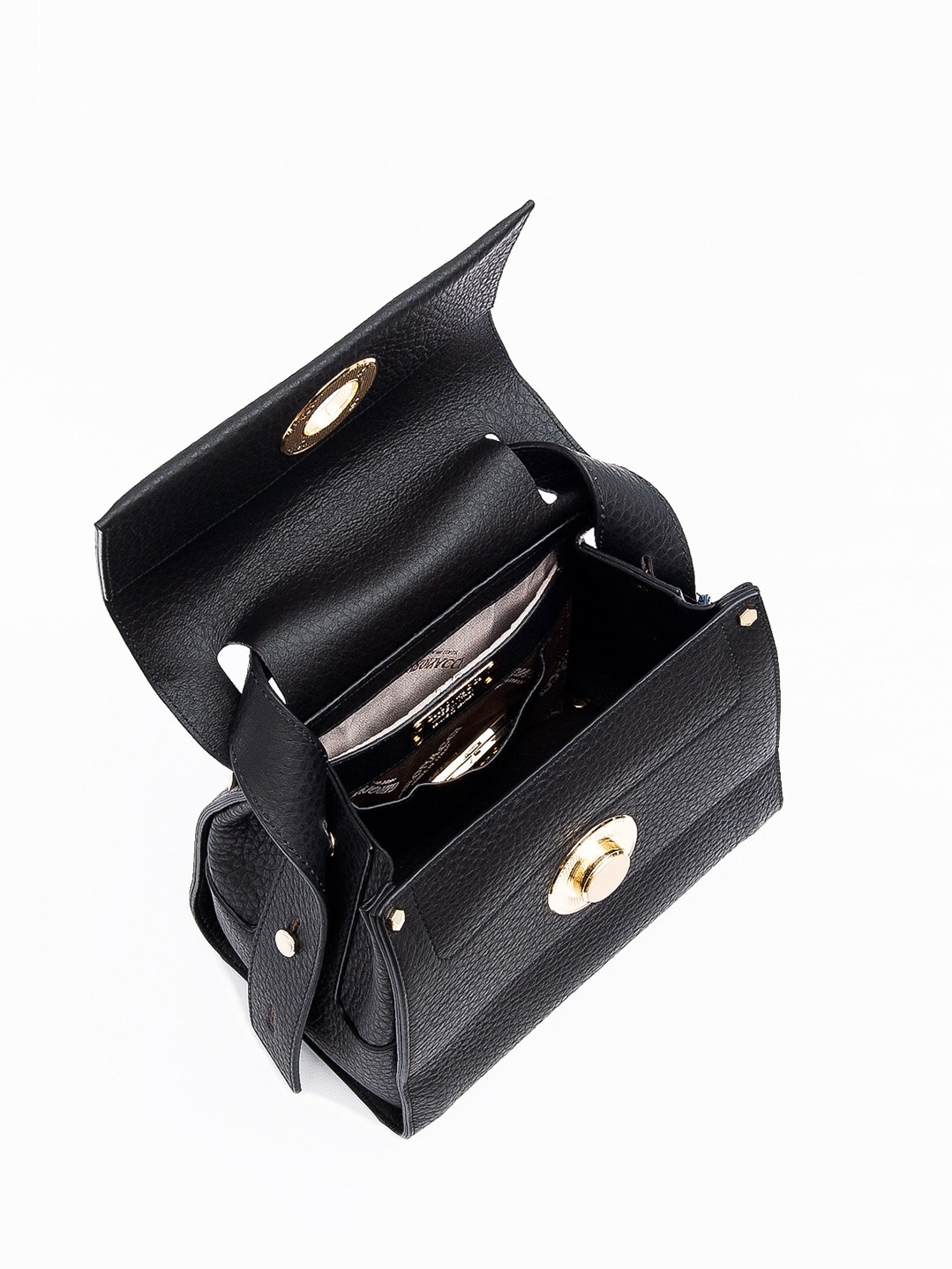 Изображение Компактный сэтчел из мягкой зернистой кожи Gironacci 2310 Velvet Nero Фото Компактный сэтчел из мягкой зернистой кожи Классические сумки