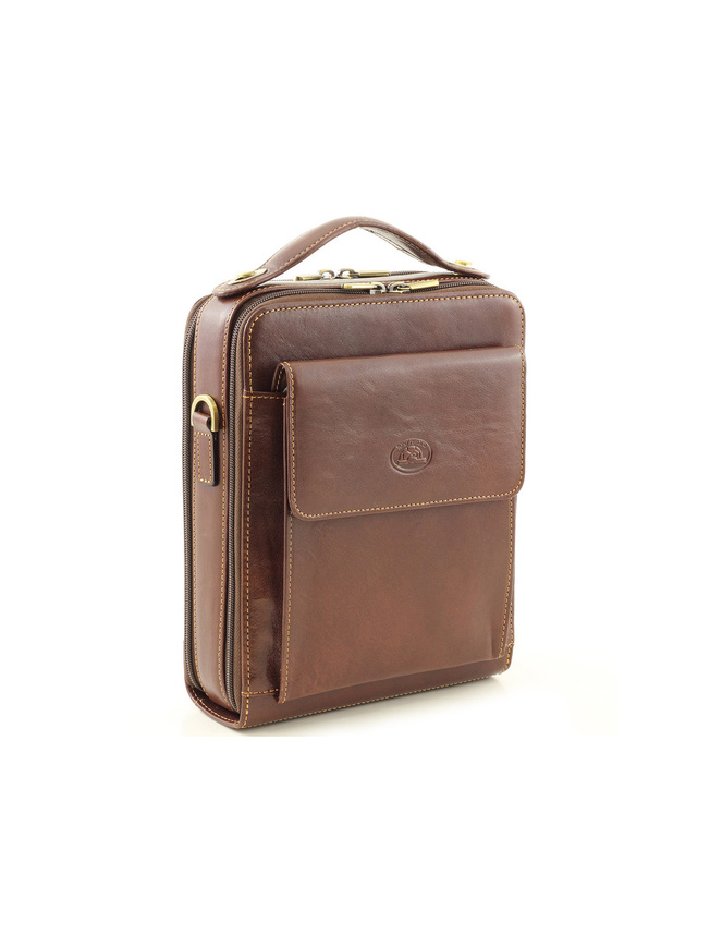 Коричневая кожаная сумка из коллекции 