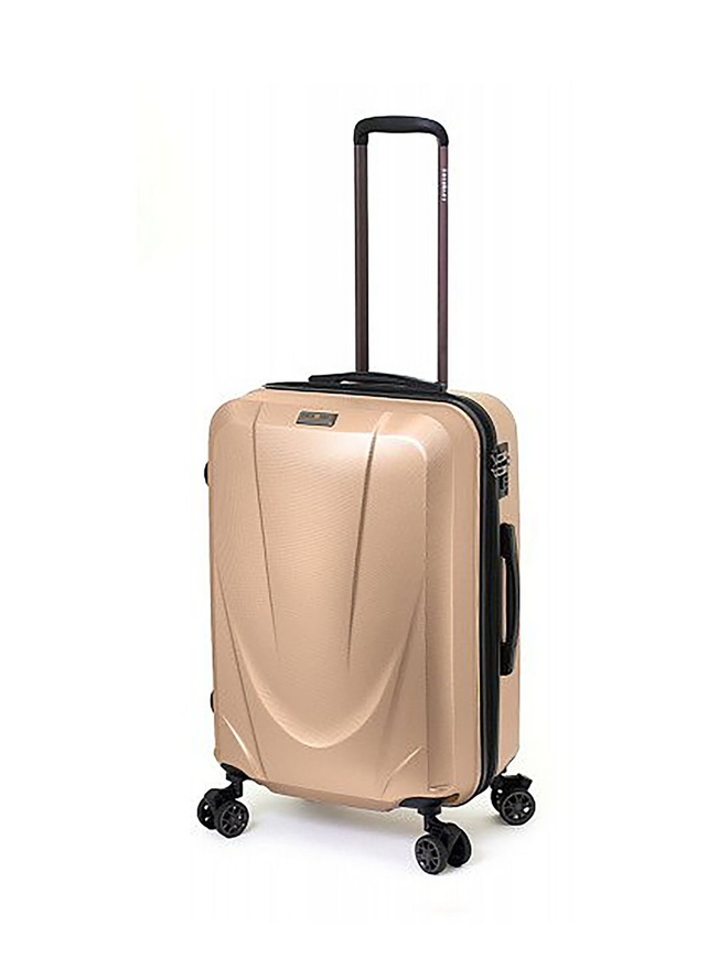 Средний чемодан на амортизирующих колесах из коллекции 