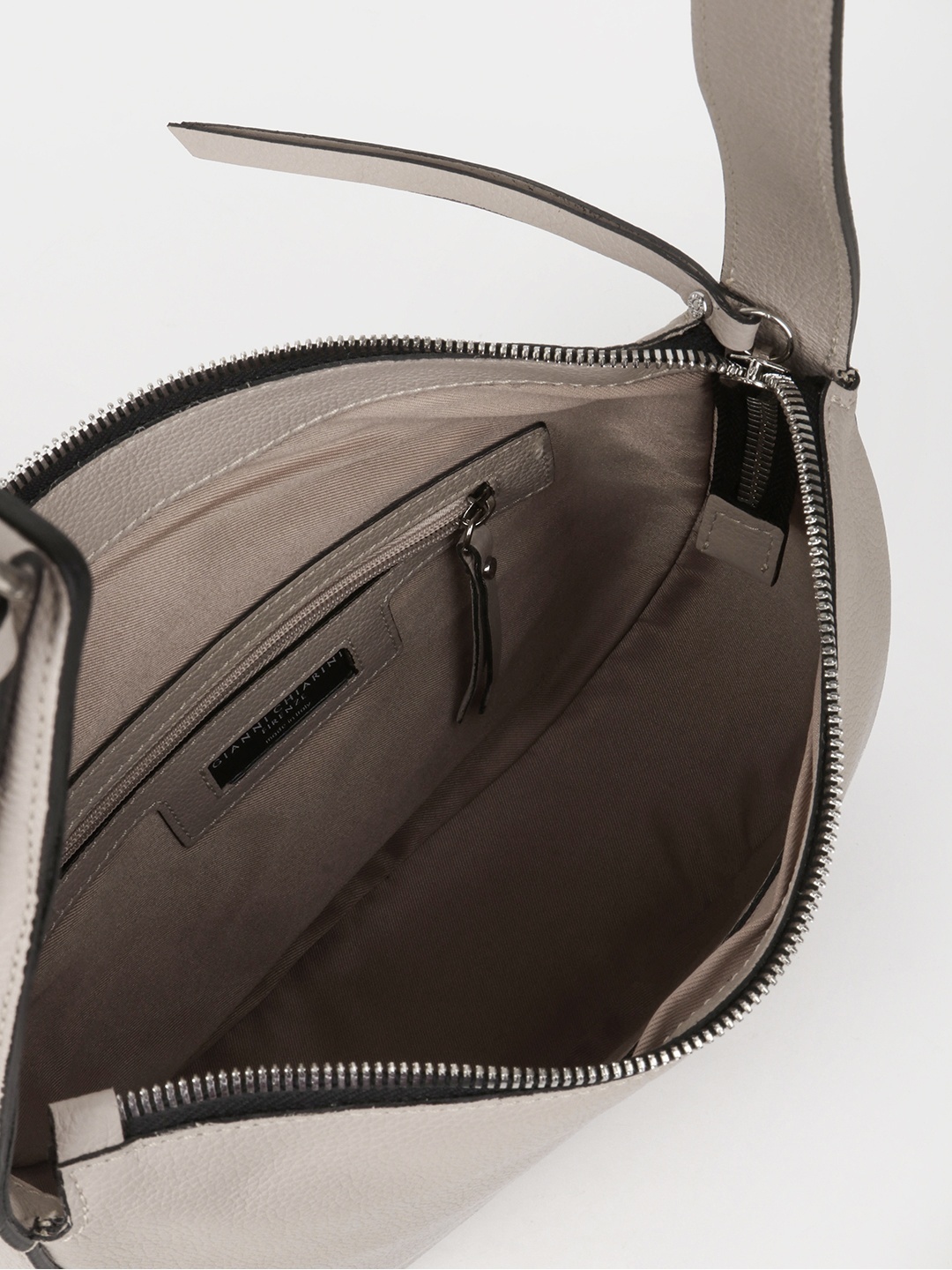 Изображение Женская сумка хобо среднего размера из мягкой кожи Gianni Chiarini 7160 OLX magnolia Фото Женская сумка хобо среднего размера из мягкой кожи Классические сумки