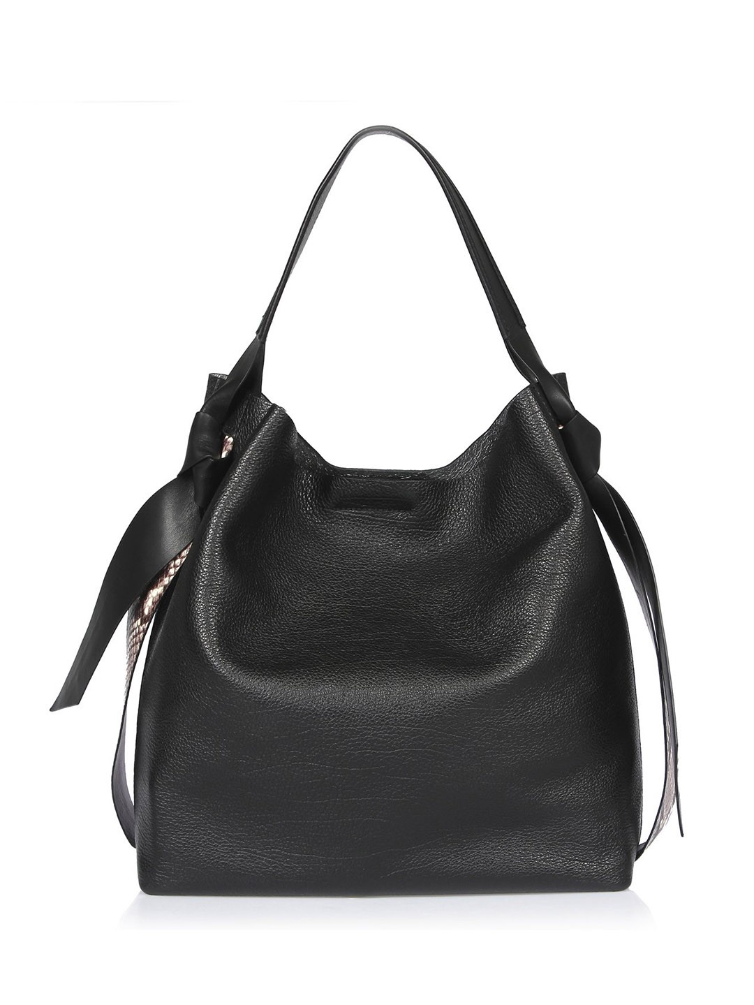 Изображение Женская сумка-хобо Gianni Chiarini 5261 black Фото Женская сумка-хобо Классические сумки