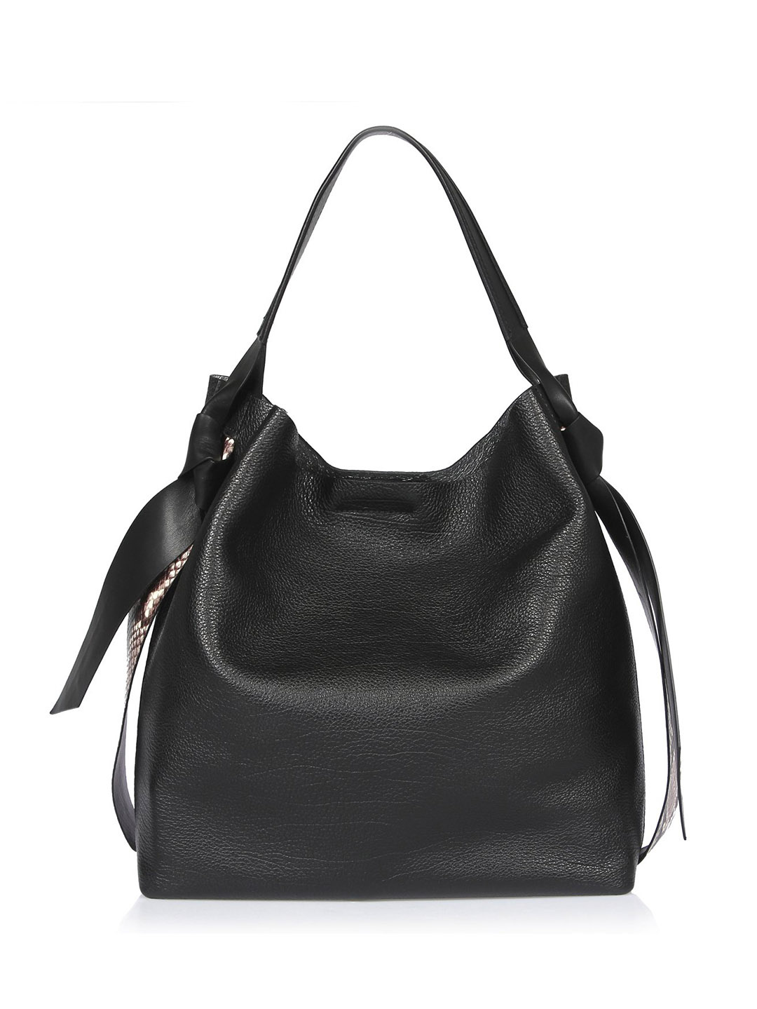 Изображение Женская сумка-хобо Gianni Chiarini 5261 black Фото Женская сумка-хобо Классические сумки