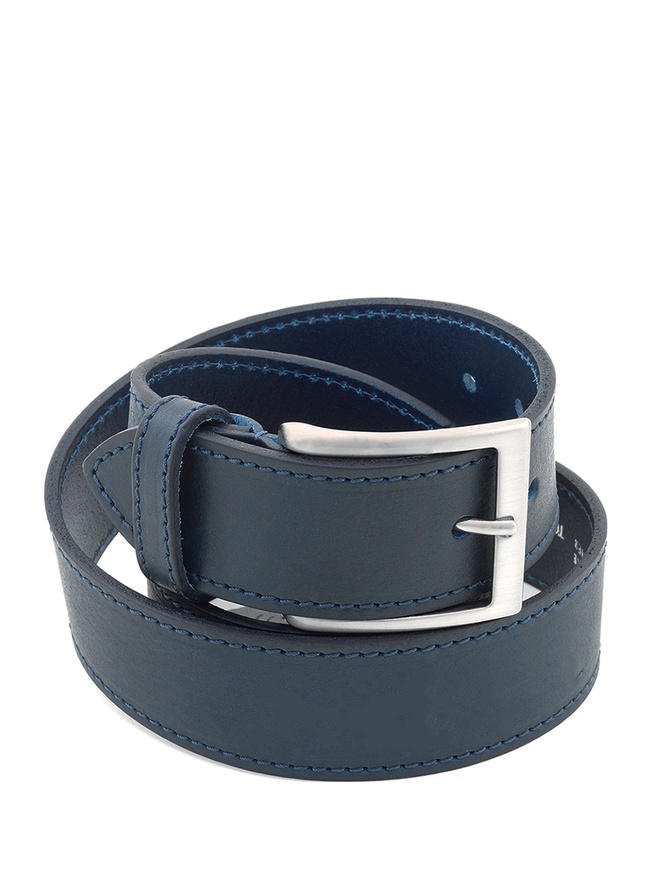 Широкий мужской ремень из натуральной матовой кожи коллекции 