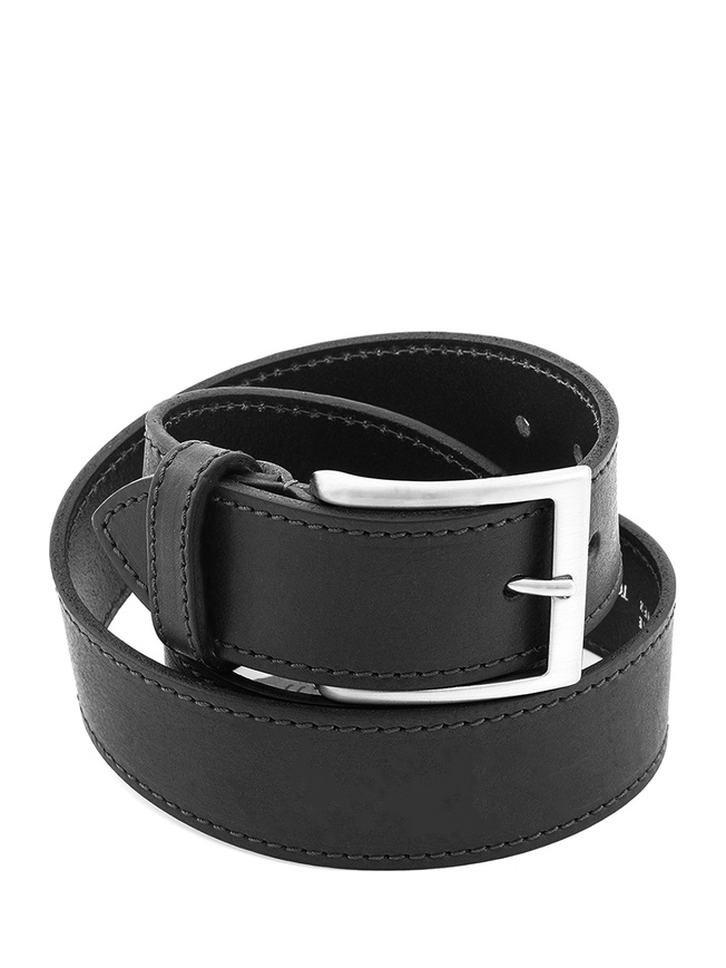 Широкий мужской ремень из натуральной кожи коллекции 