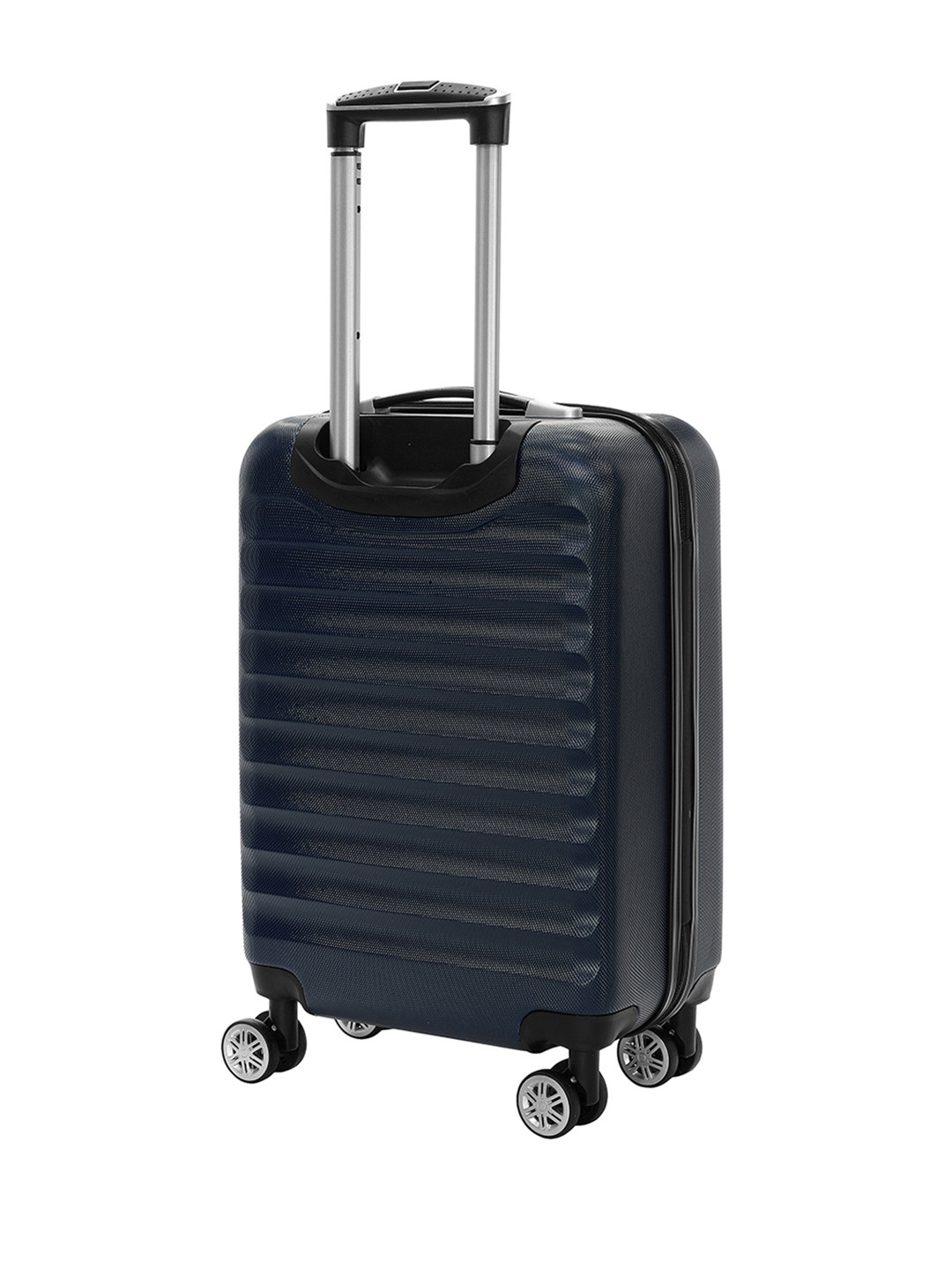 Фото Средний чемодан на колесах из ABS пластика темно-синего цвета Чемоданы