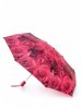 Яркий женский зонт-автомат с принтом алых роз 
