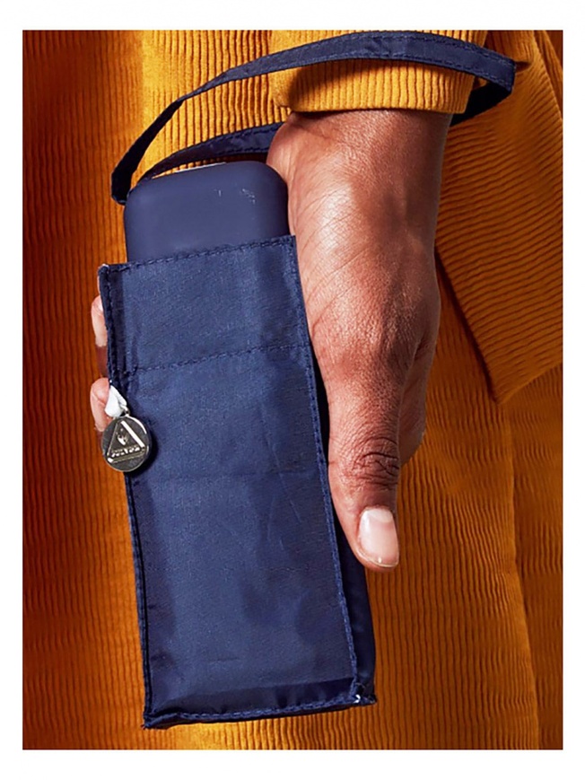 Маленький женский зонт-механика блестящий горох 