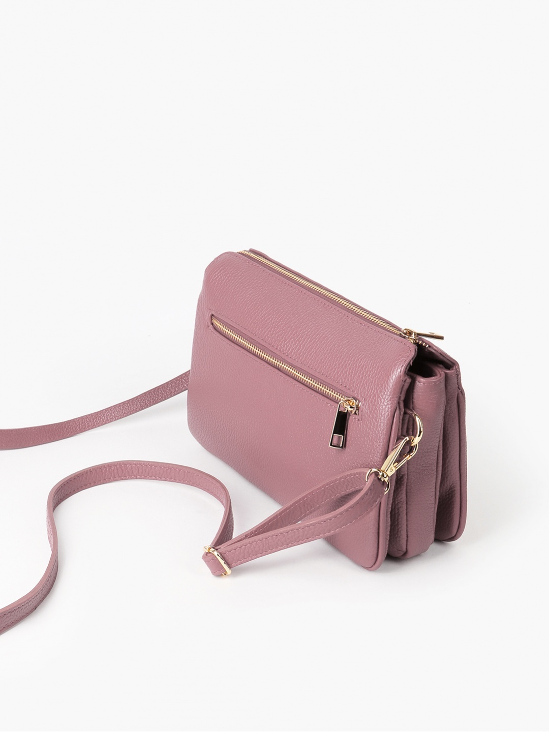 Изображение Cумка кросс-боди из натуральной кожи Be Nice BN21 dollaro rosa Фото Cумка кросс-боди из натуральной кожи Сумки кросс-боди