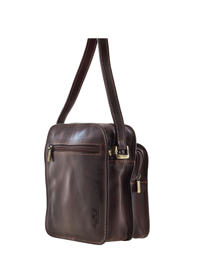 Небольшая кожаная сумка через плечо из коллекции 