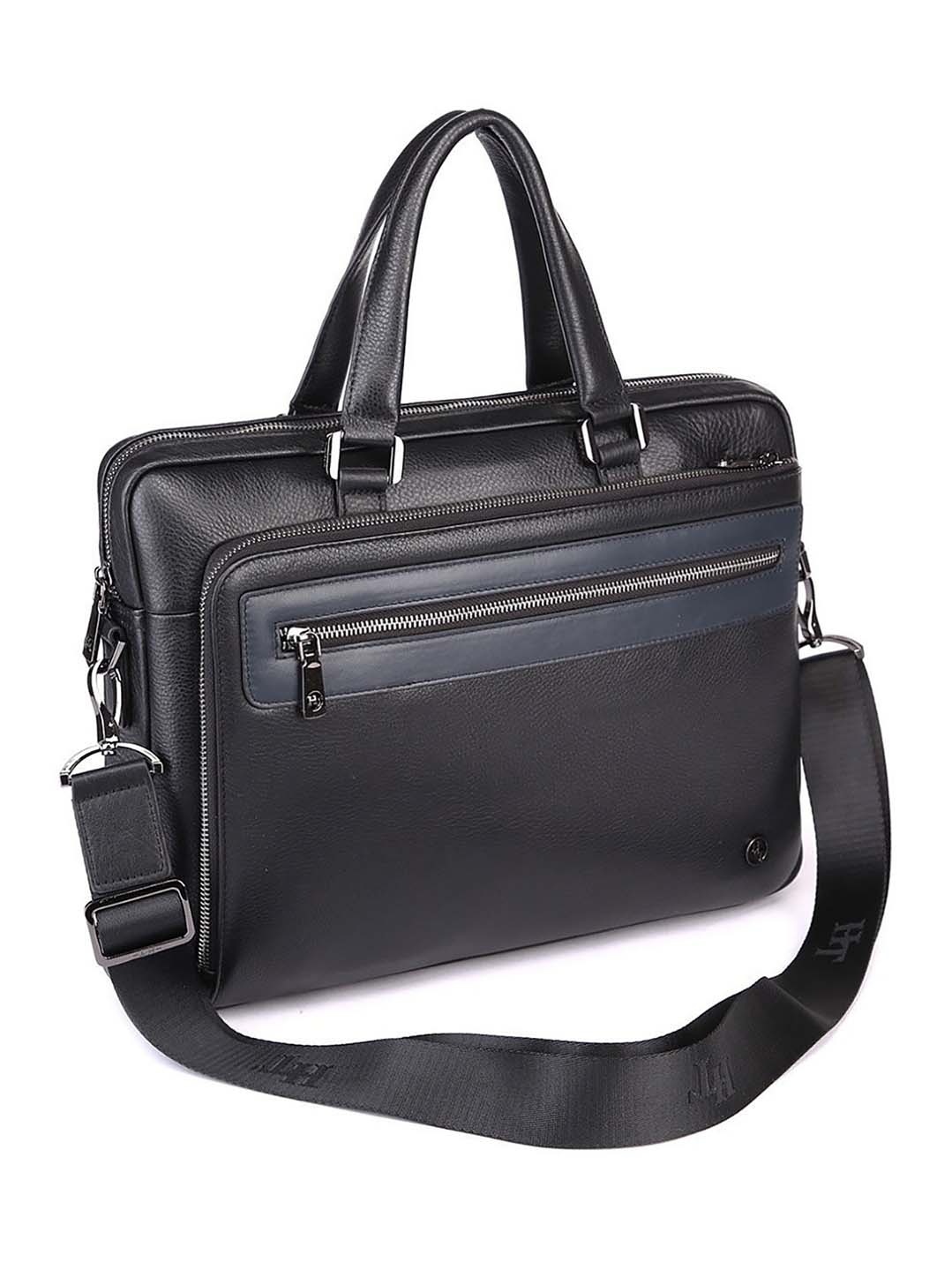 Фото Мужская бизнес сумка из мягкой зернистой кожи Деловые сумки (А4)