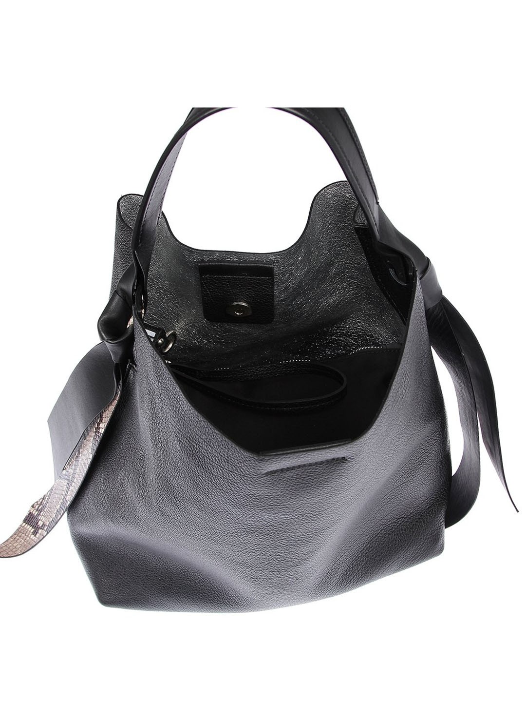 Изображение Женская сумка-хобо Gianni Chiarini 5261 black Фото Женская сумка-хобо Классические сумки