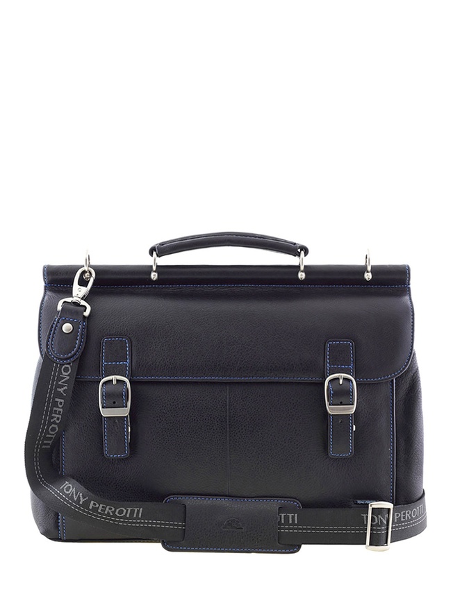 Портфель на двух замках из мягкой кожи коллекции 