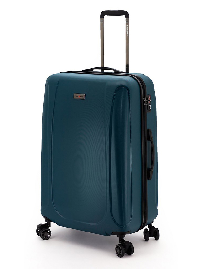Большой чемодан на двойных колесах с амортизаторами из коллекции Enigma