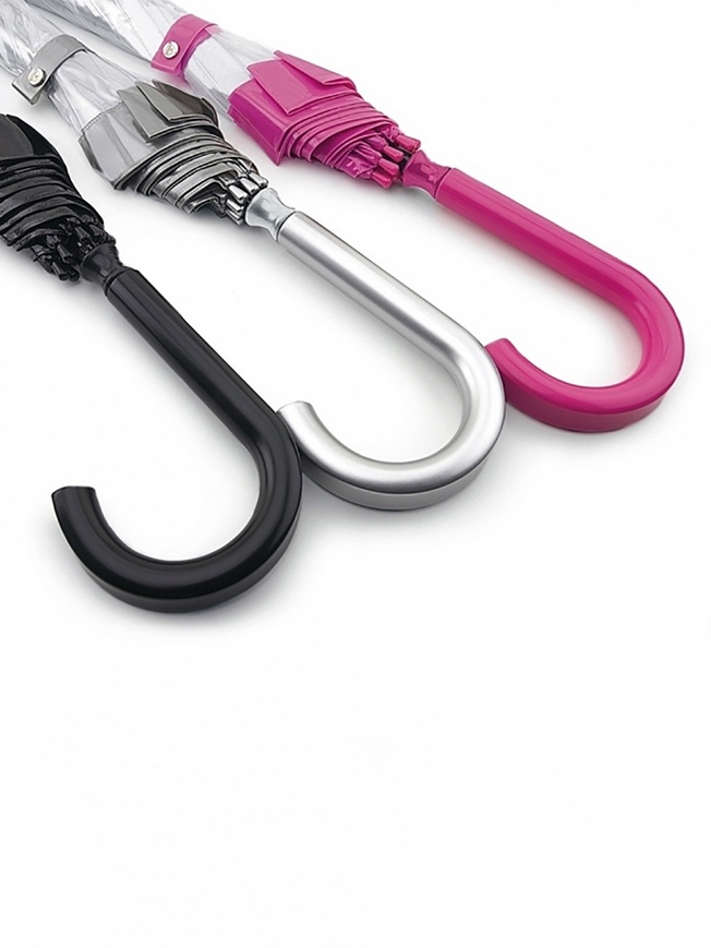 Прозрачный зонт-трость с радужным принтом из коллекции 