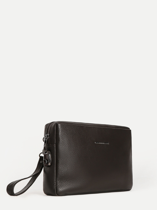 Мужская сумка клатч из натуральной кожи коричневого цвета