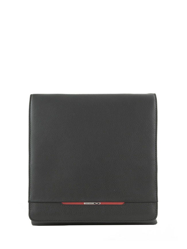 Сумка через плечо с перекидным клапаном из кожи коллекции 