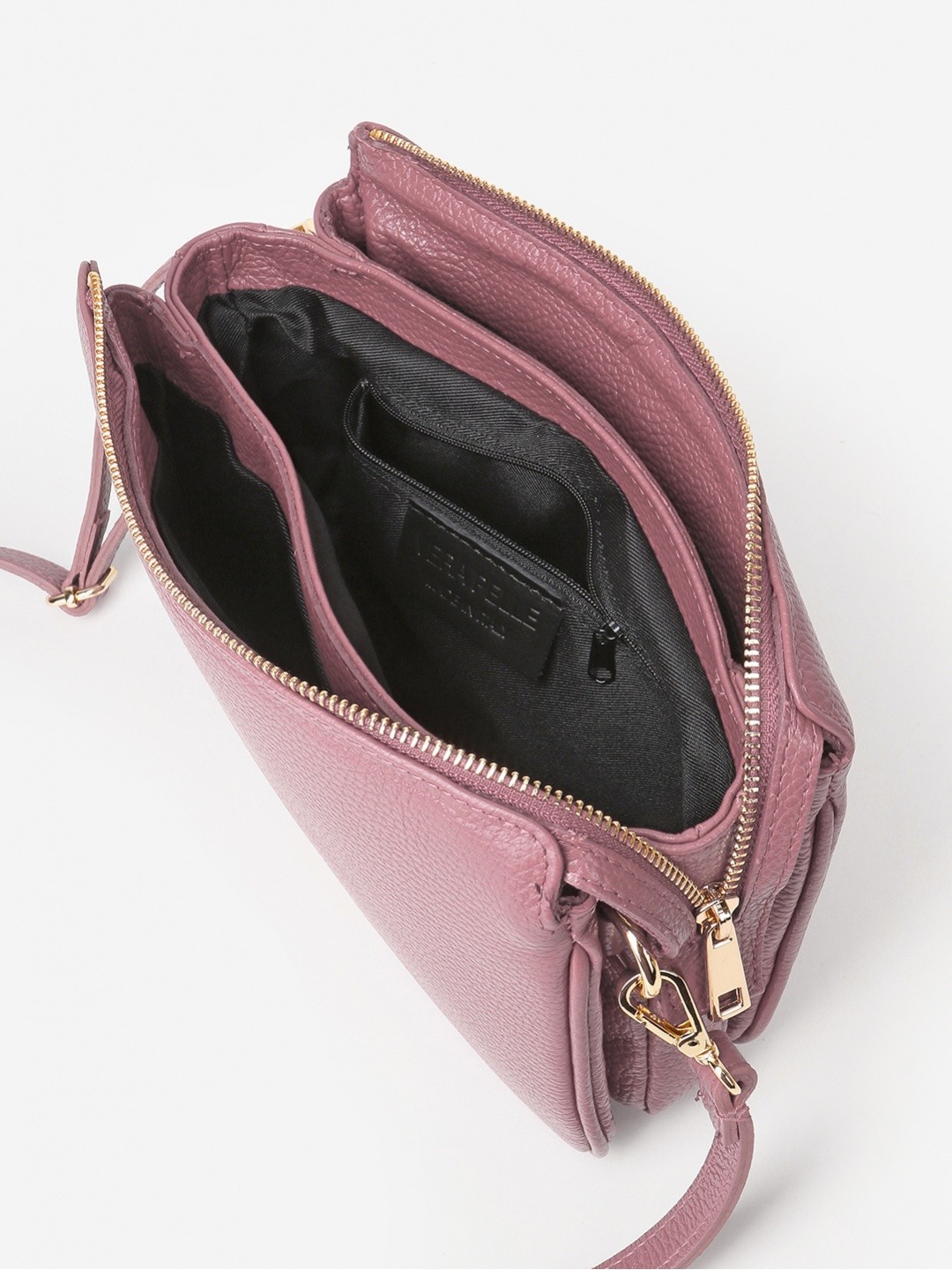 Изображение Cумка кросс-боди из натуральной кожи Be Nice BN21 dollaro rosa Фото Cумка кросс-боди из натуральной кожи Сумки кросс-боди